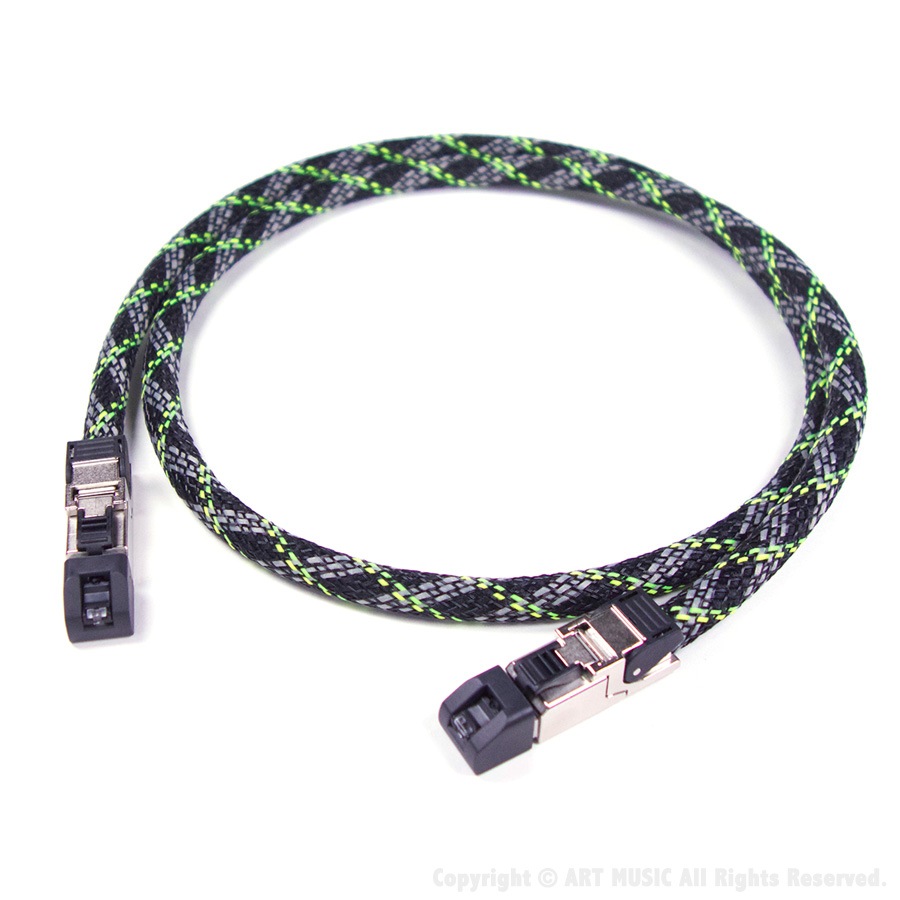 VIABLUE EP-7 LAN/ETHERNET�����֥� w/Telegartner MFP8 (ǲ����, 10GBASE-T�б�)��ART Custom Cable��