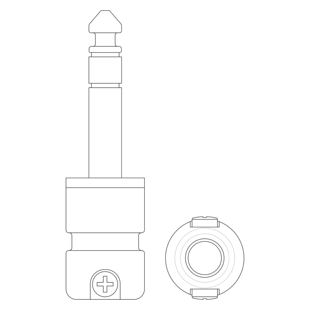 SquarePlug SPS6-S 6.35mm���ƥ쥪�ե�����ץ饰�ʥ����֥�¡�6.3mm��