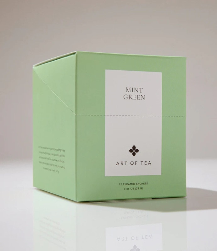 オーガニック　ミントグリーン(Mint Green)　サシェ12袋／有機緑茶