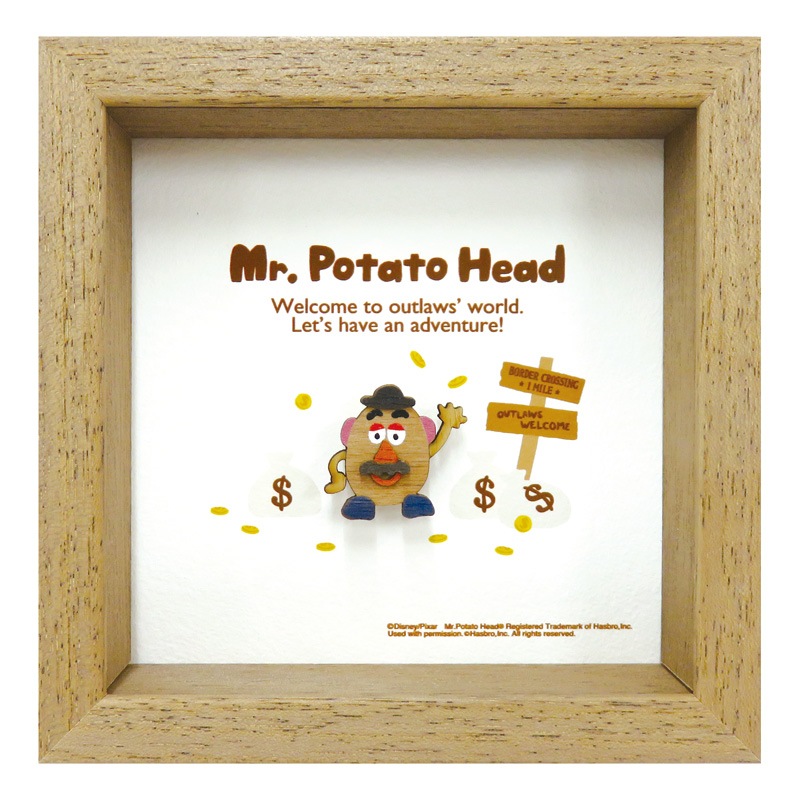 ディズニー ウッドパーツ額装 Mr.ポテトヘッド | キャラクター