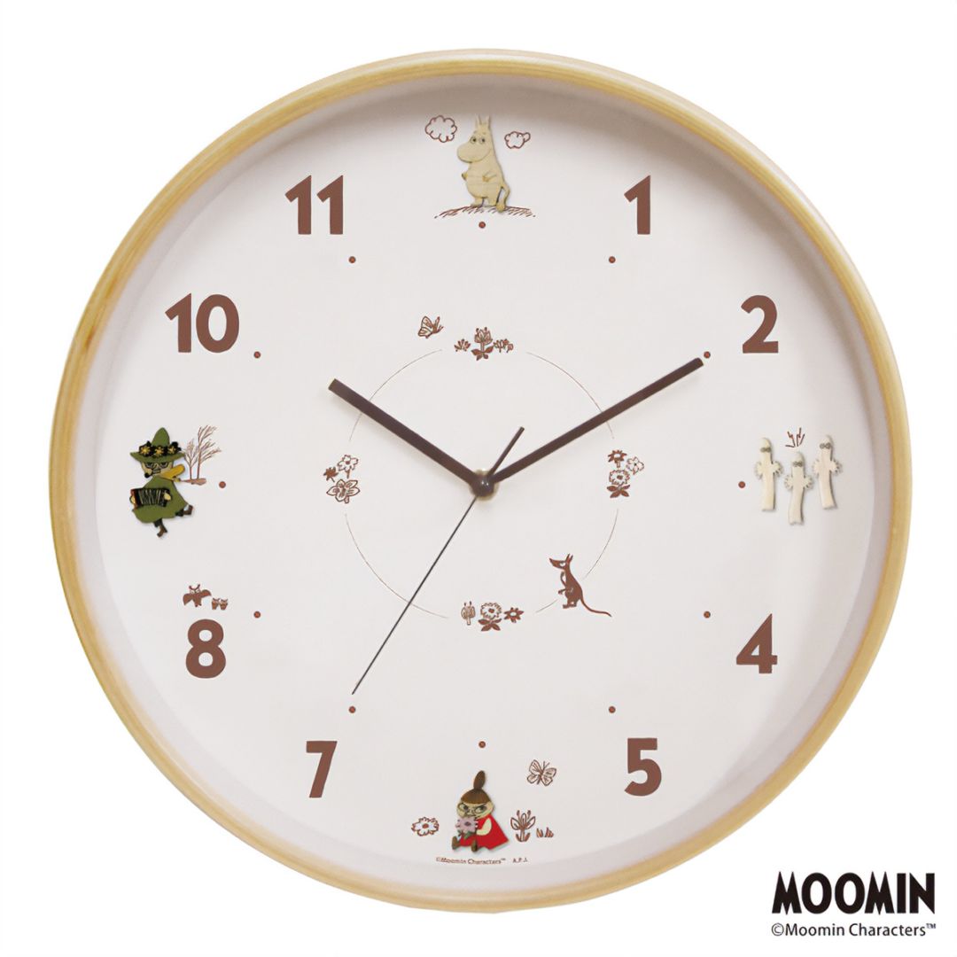 ムーミンアドベンチャー　ウォールクロック Amazon.co.jp: Moomintimepieces(ムーミンタイムピーシーズ