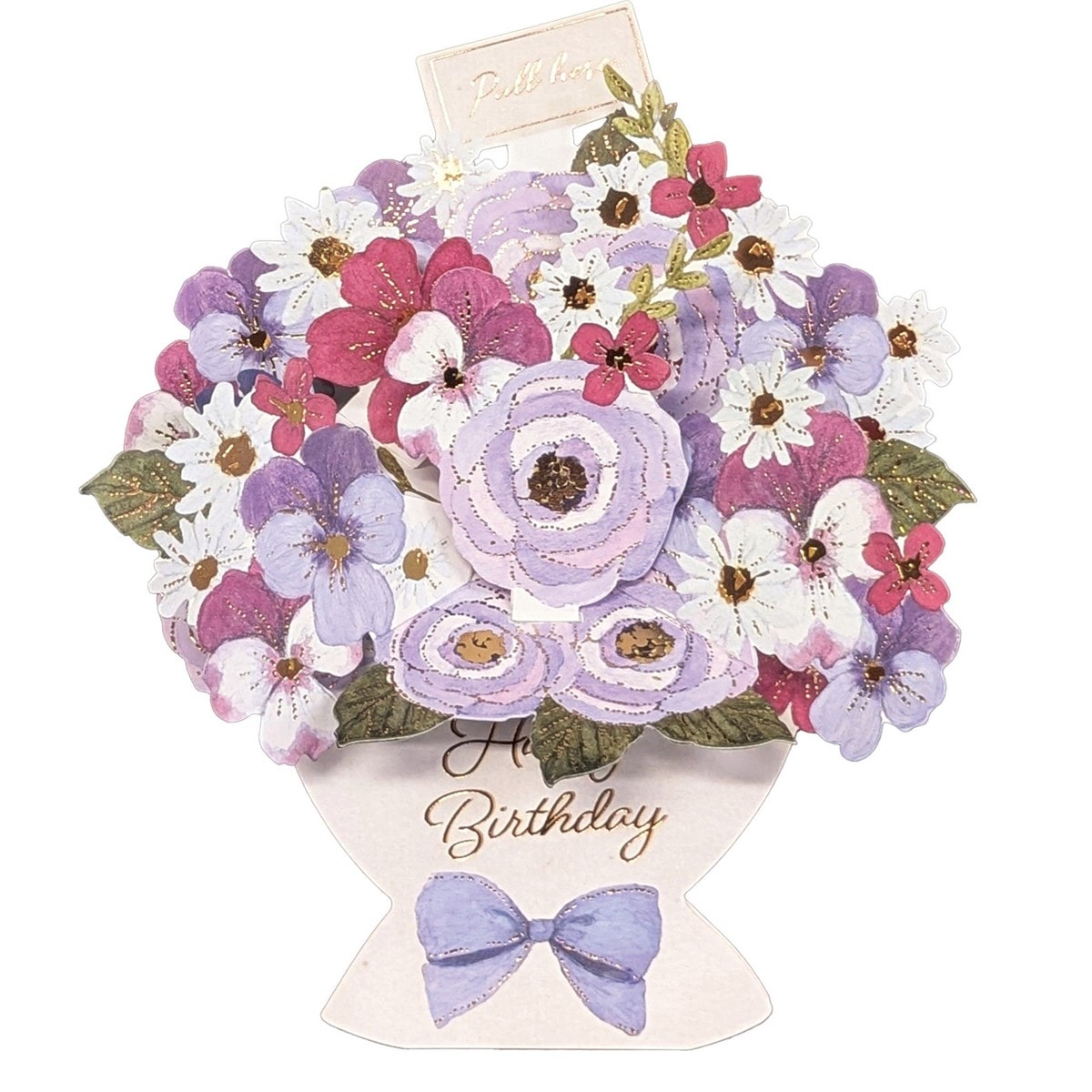 花束型誕生日カード Happy Birthday d58d4d5d3a15732eacf42c671d8024