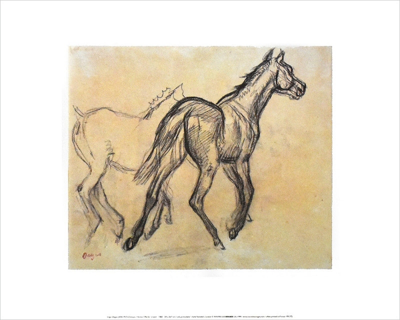 エドガー・ドガ ポスター Horses(1882)VR372 | アーティストグッズ