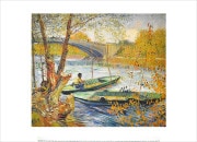 �ե��󥻥�ȡ��ե��󡦥��å� �ݥ����� FishingintheSpring,PontdeClichy(1887)A3840