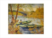 �ե��󥻥�ȡ��ե��󡦥��å� �ݥ����� FishingintheSpring,PontdeClichy(1887)FK11