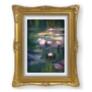 Niaski(�˥㡼������) �ޥ��ͥåȥߥ˥ե졼��/Waterlilies Cat