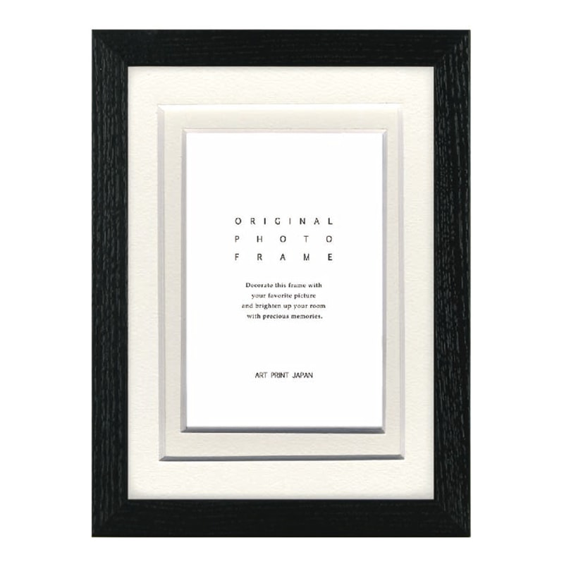 フォトフレーム/グラーノフレーム ブラック キャビネ（130×180mm) W