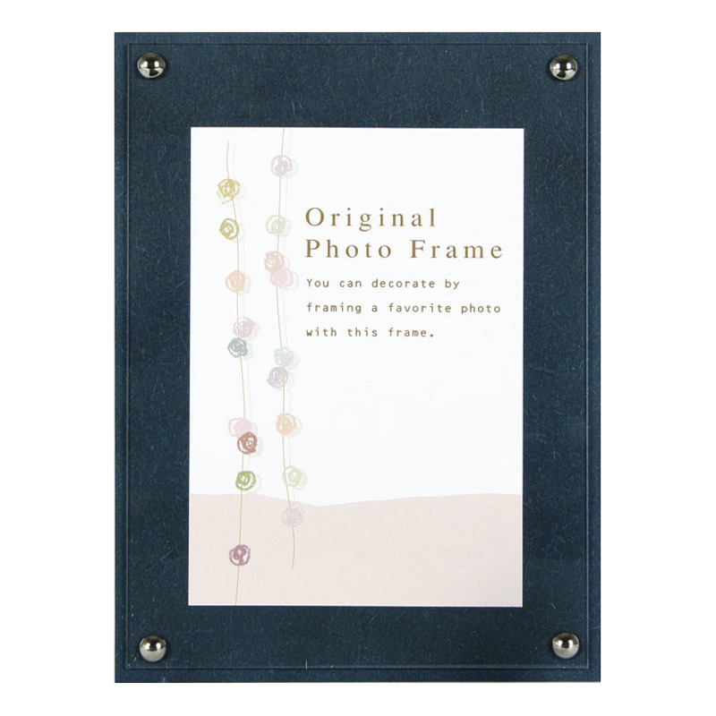 フォトフレーム/カラーボードフレーム ブルー ハガキ（105×150mm
