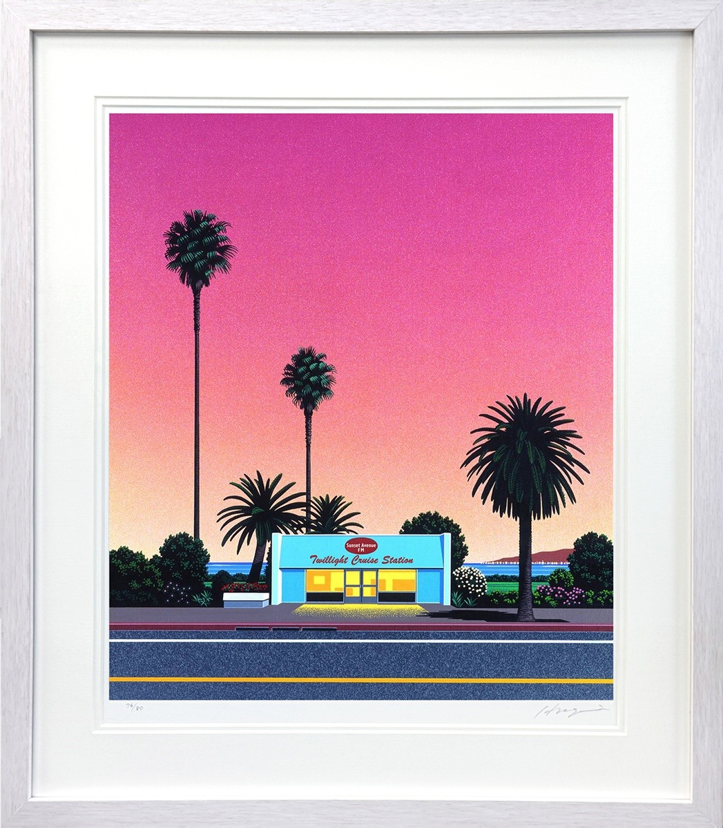 永井博 絵画(版画額付完成品/ジクレー) Eternal Twilight 10789