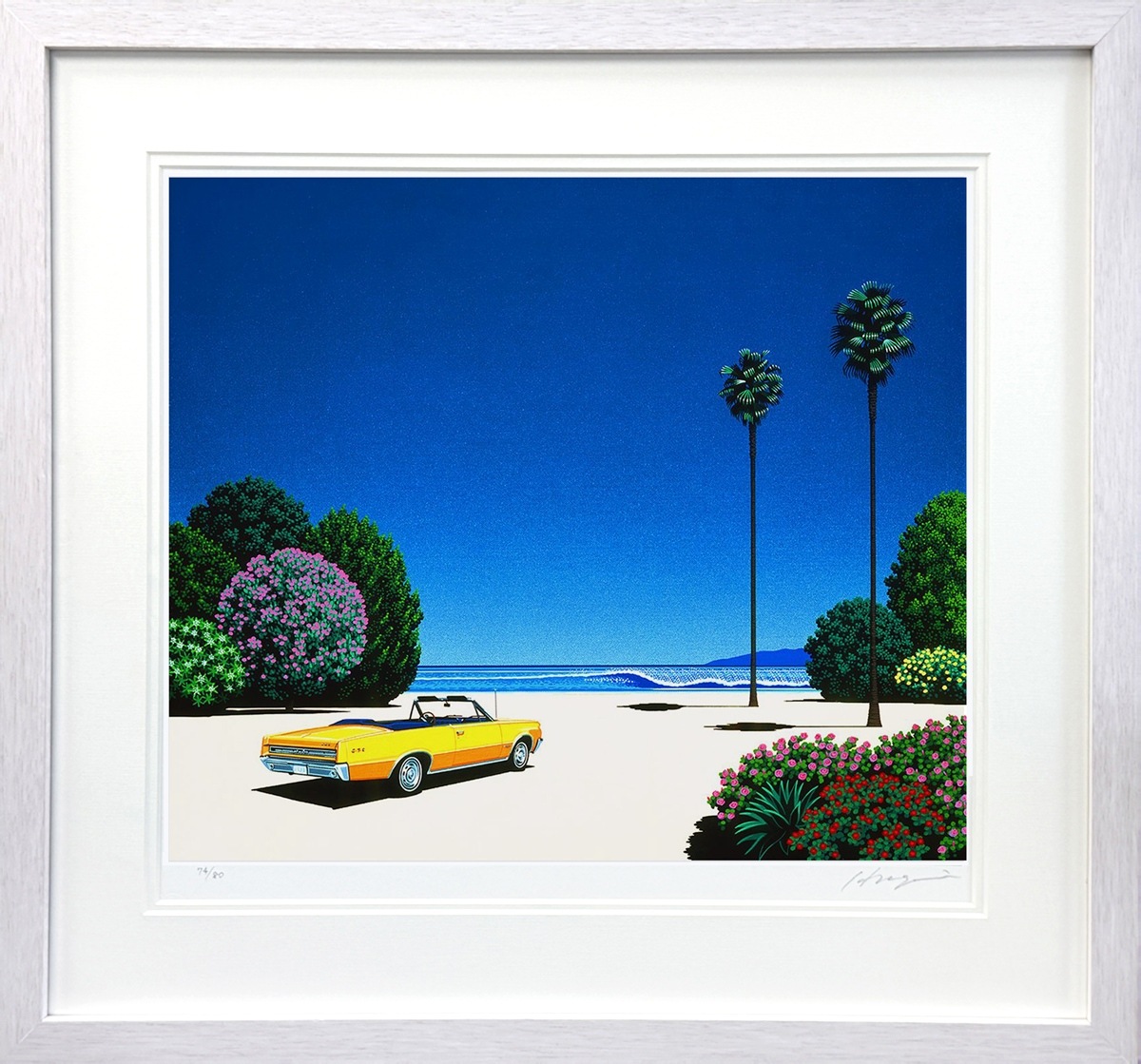 永井博 絵画(版画額付完成品/ジクレー) Yellow Breeze 10791 | アート