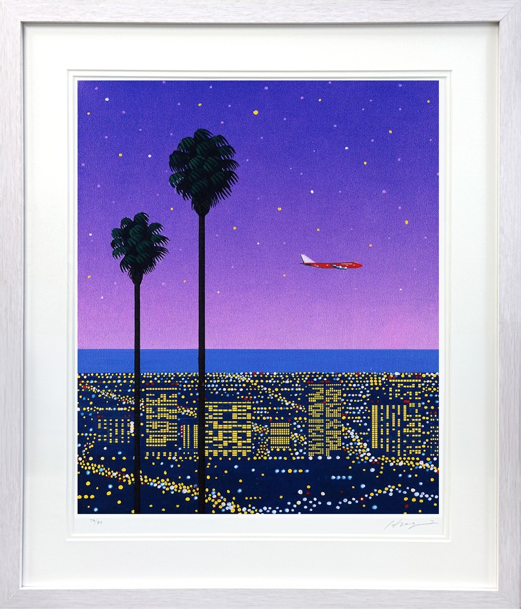 WEB先行予約】永井博 絵画(版画額付完成品/ジクレー) Urban Stardust