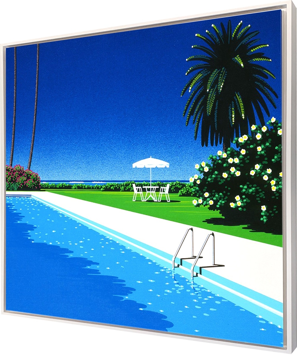永井博 フレーム付アクリル額装 Blue Vacation 10796 | アート,永井博
