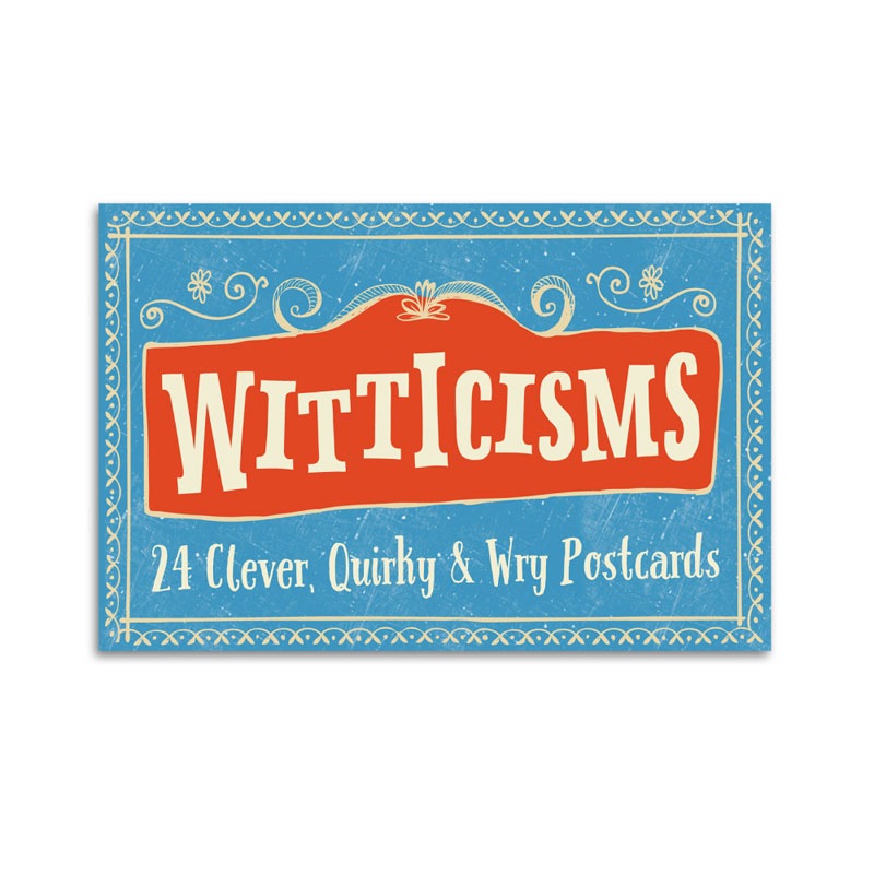 ����󥸥������륹������ �ݥ��ȥ����ɥ֥å� Witticisms:24 Clever,Quirky��Wry Postcards (OCS-41)