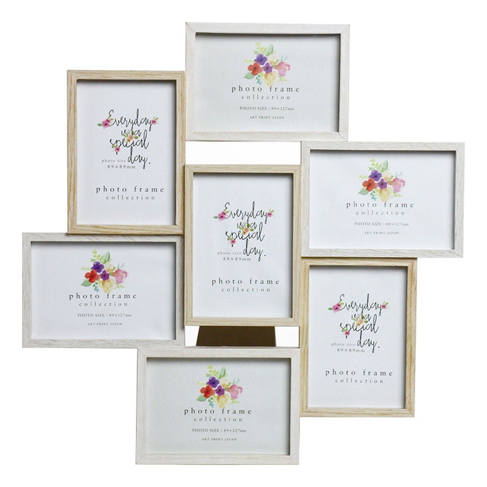 フォトフレーム セット　新品未使用　スクエア monogram｜ましかくフォトフレーム（2L、スクエア6P） - monogram