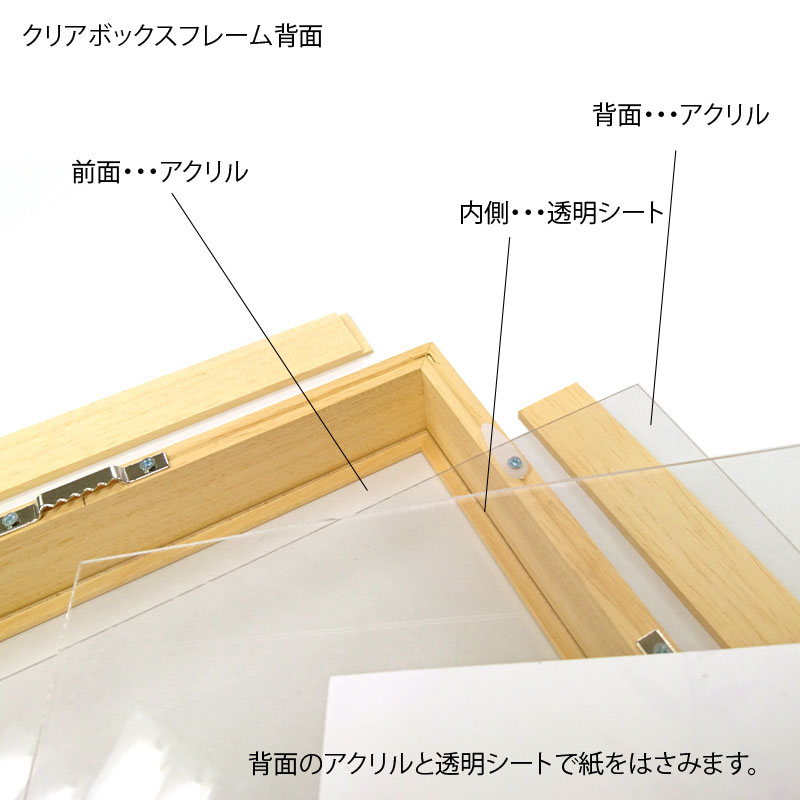 ����� BOX��/���ꥢ�ܥå����ե졼�� �������������203��255mm��