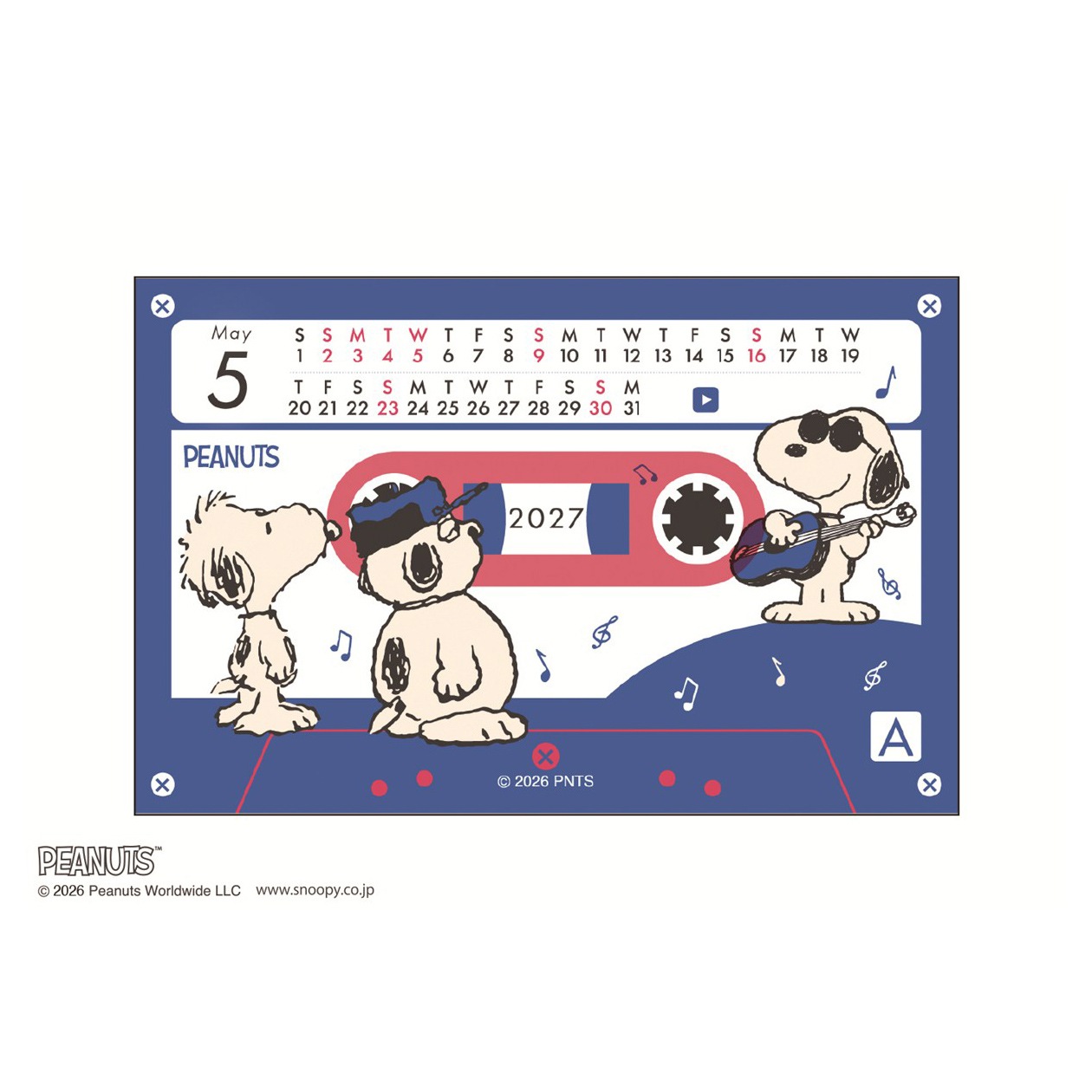 2027ǯ �����åȥơ��� ��������/PEANUTS (���̡��ԡ�)