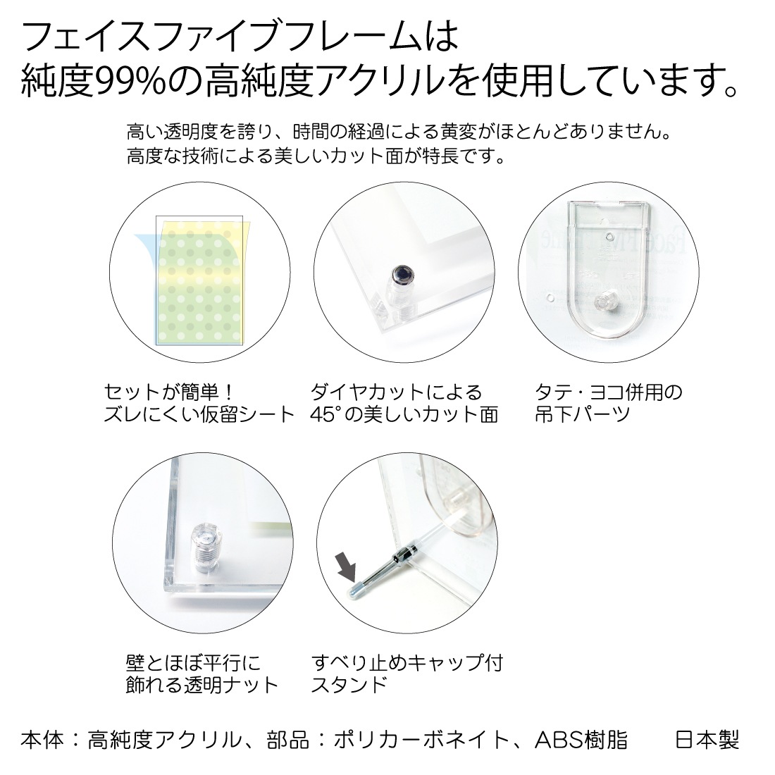 �ȥ쥫�� UV���å� �������ե졼��  �ߥ˥�����/�ե������ե����֥ե졼�� ���⡼����63��88mm��