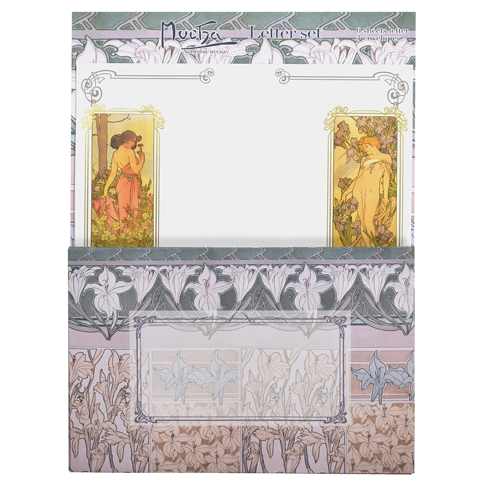 アルフォンス・ミュシャ レターセット B | アーティストグッズ