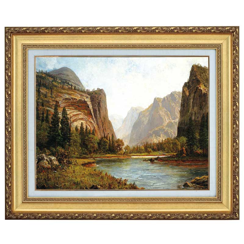 ヨセミテの門』 ビアスタット 10号 立体複製名画 額装付 【ポイント5