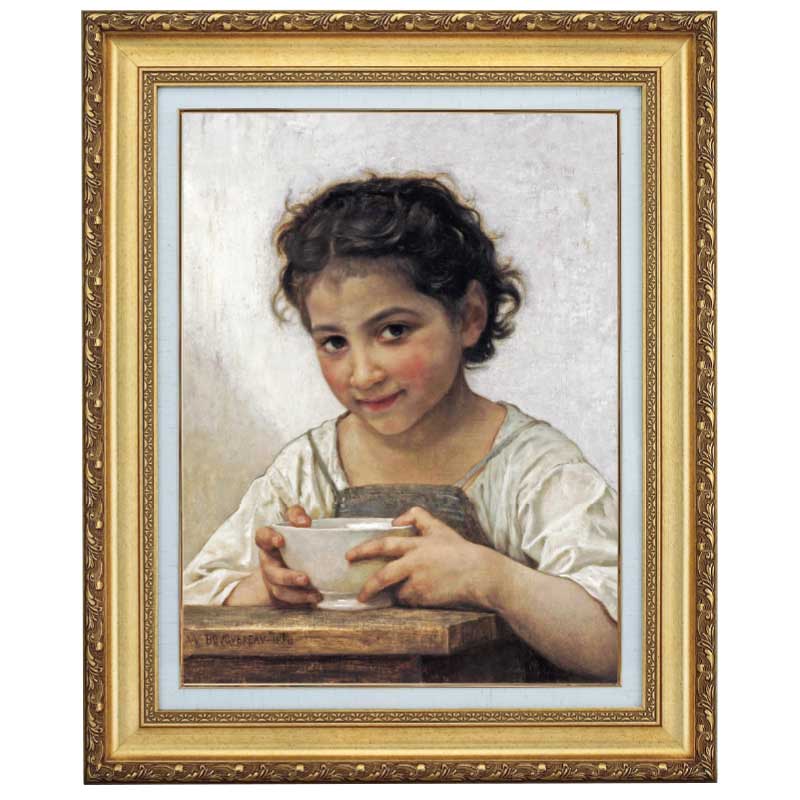 物語の本』 ブグロー 10号 立体複製名画 額装付 【ポイント5