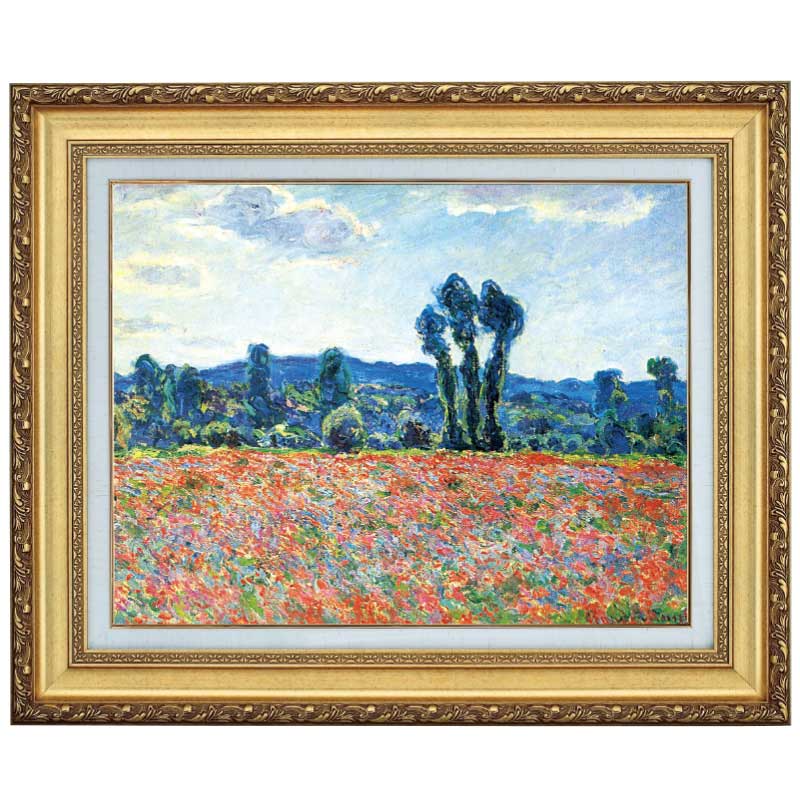 秋のアルジャントゥイユ』 モネ 6号 立体複製名画 額装付 【ポイント5