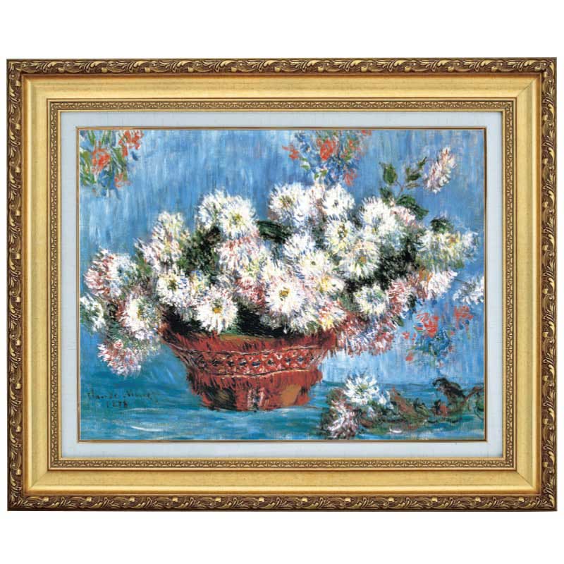 クロード・モネ 「花瓶の花」 立体複製画