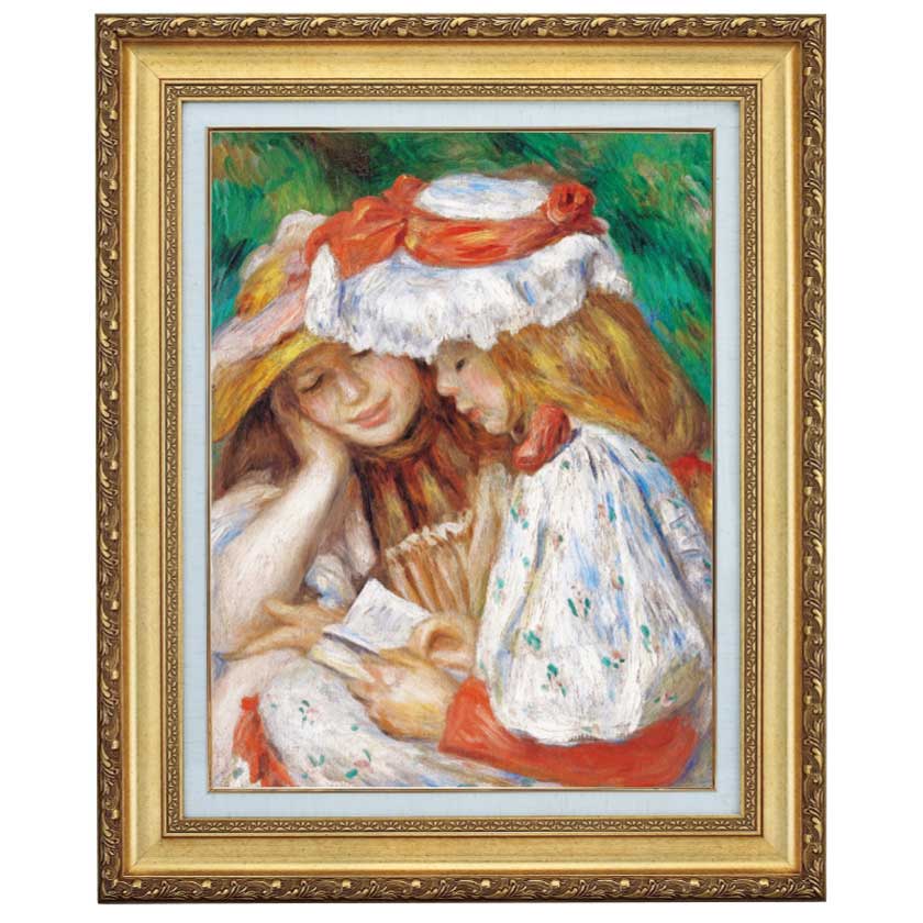 ルノアール ジャンヌ・デュラン＝リュエル嬢 複製画 ルノワール作 額装