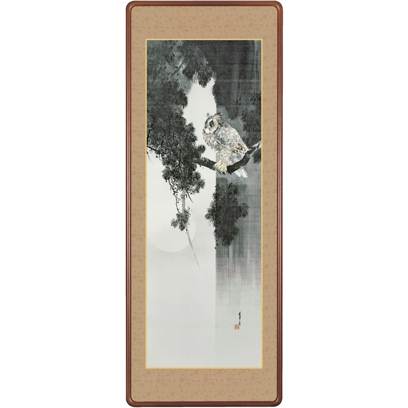 美品 掛け軸2本 中村松雲作 あざみ図、新井月華作 紫陽花に燕図 渡辺省亭『十二ケ月花鳥画』6月 紫陽花に燕 掛軸【ポイント5