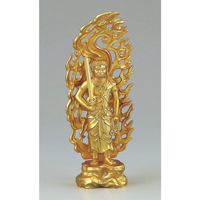 彫刻仏像 八大守護神【大日如来】干支羊·猿守護神 仏教木彫 供養