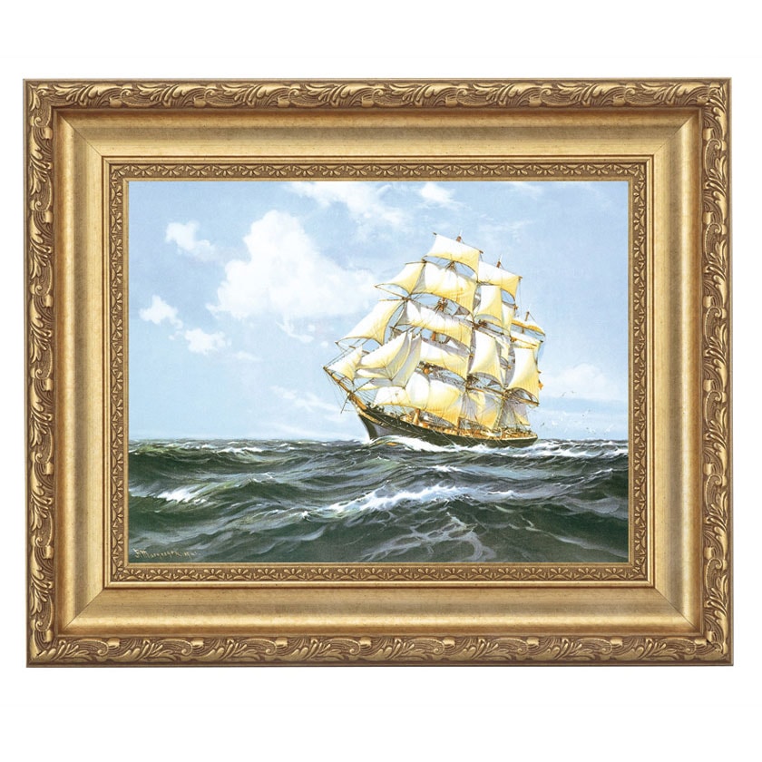 エドゥアール・マネ、【ボルドー港】、希少な額装用画集より、状態良好、新品額装付 エドゥアール・マネ、【バルコン】、希少な額装用画集より、状態