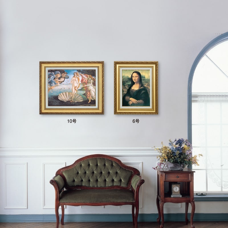 馬鈴薯植え』 ジャン＝フランソワ・ミレー 10号 立体複製名画 額装付