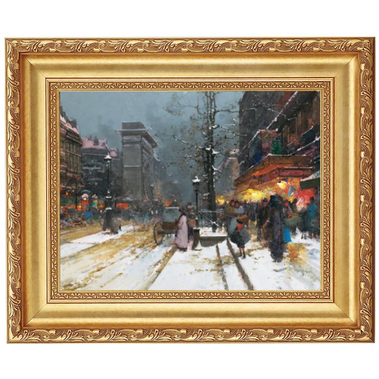 馬鈴薯植え』 ジャン＝フランソワ・ミレー 10号 立体複製名画 額装付