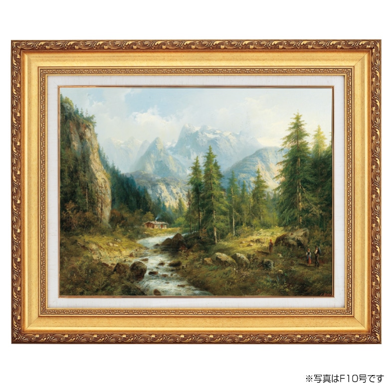 馬鈴薯植え』 ジャン＝フランソワ・ミレー 10号 立体複製名画 額装付