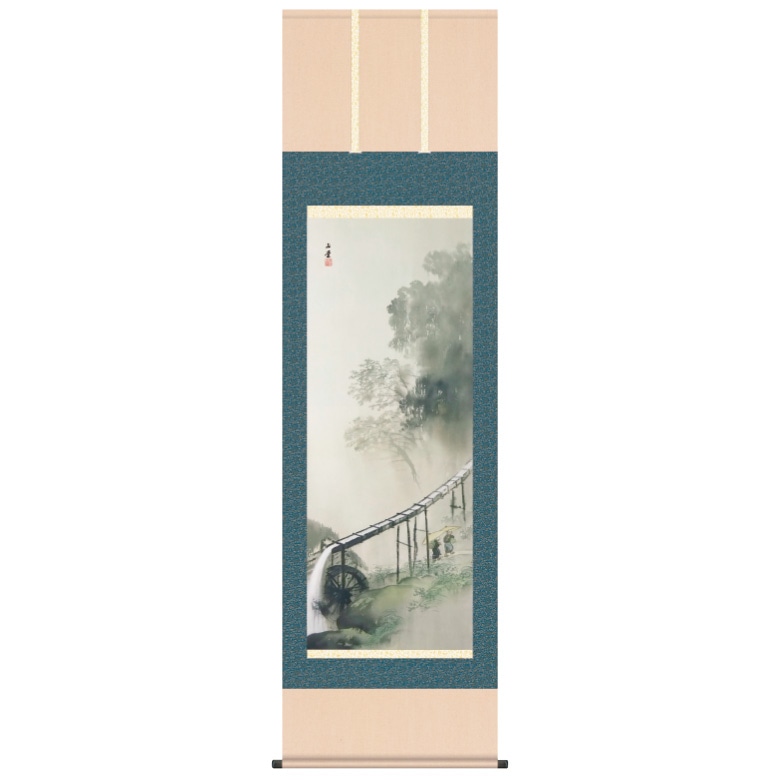 水声雨声』 川合玉堂 掛軸 日本画 複製画 | 額装・掛軸 | 【公式