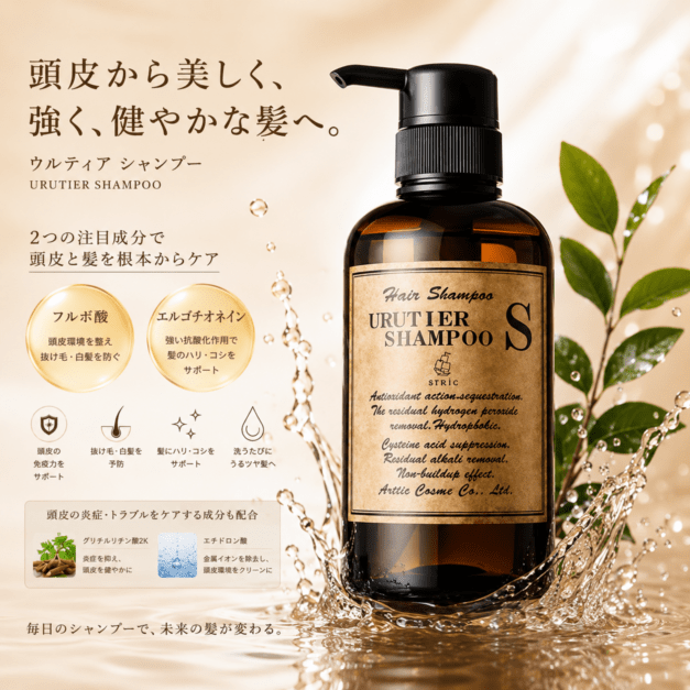 ウルティアシャンプーS 380ml】新時代の髪質改善成分トステア配合