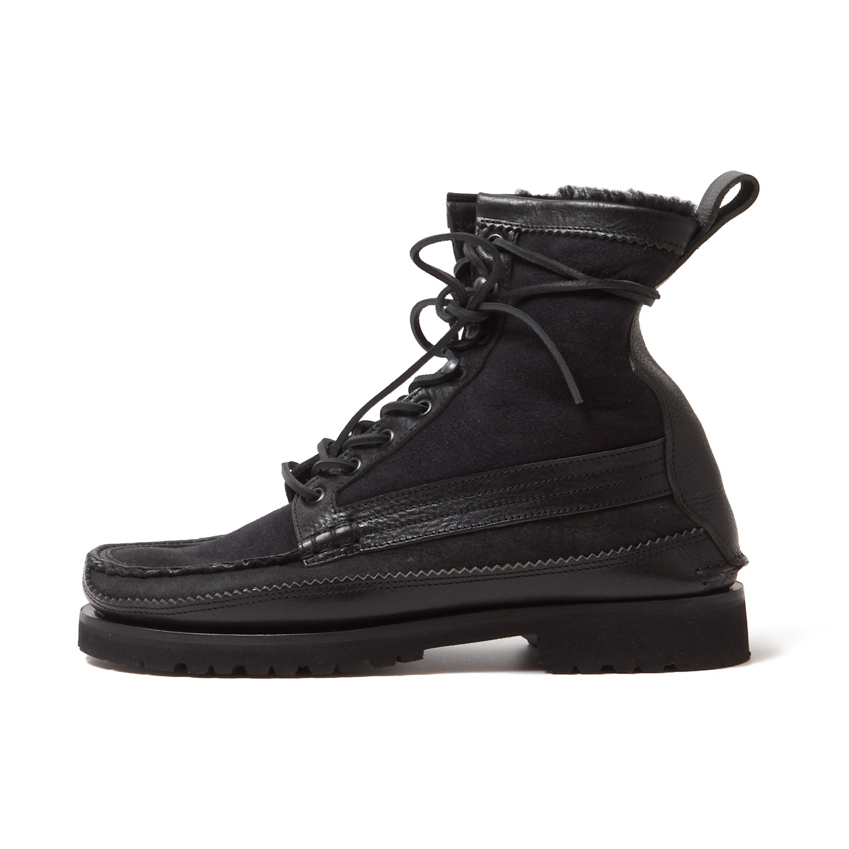 DANIELE LEPORI（ダニエル レポリ）レースアップブーツ [DLDALIO8001_BLACK+BLACK]