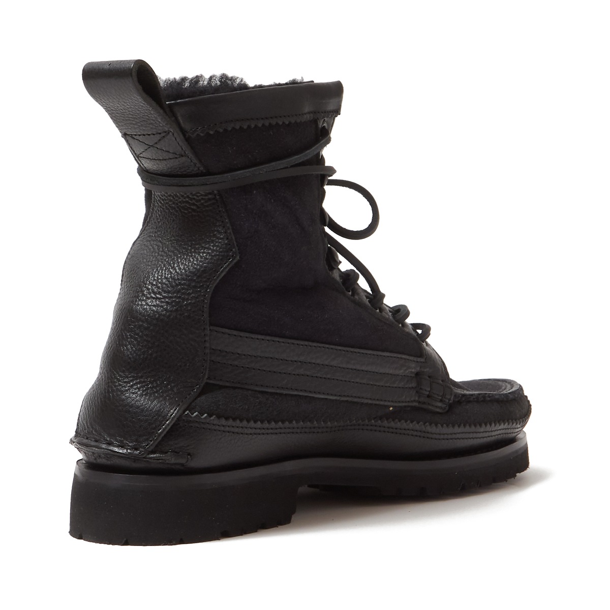 DANIELE LEPORI（ダニエル レポリ）レースアップブーツ [DLDALIO8001_BLACK+BLACK]