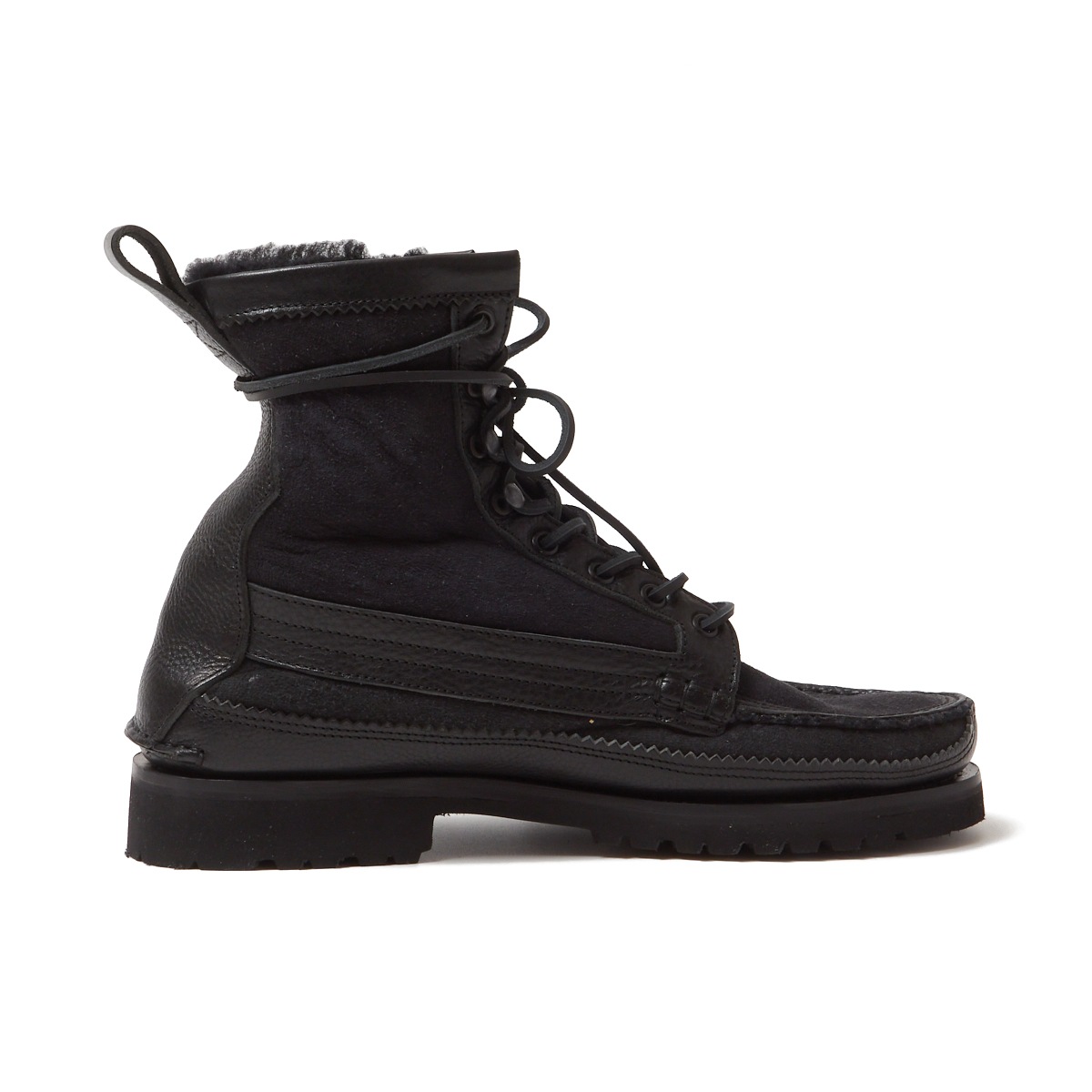 DANIELE LEPORI（ダニエル レポリ）レースアップブーツ [DLDALIO8001_BLACK+BLACK]