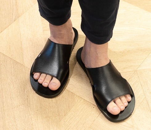 【セール】DANIELE LEPORI（ダニエル レポリ） サンダル [DLM6923001_BLACK]