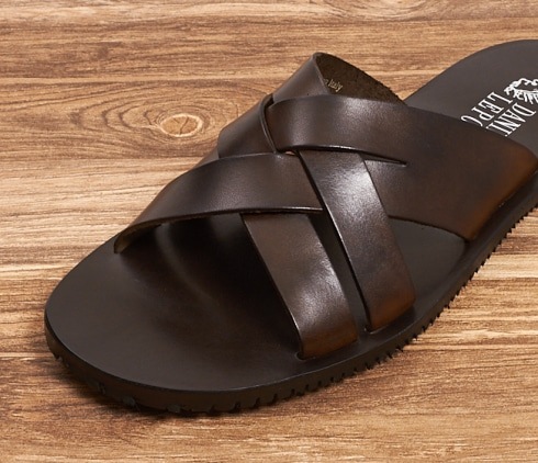 【セール】DANIELE LEPORI（ダニエル レポリ） サンダル [DL9783001_DARKBROWN]