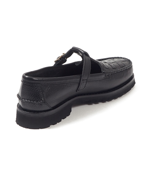 【セール】DANIELE LEPORI（ダニエル レポリ） ストラップモカシン [DLTRACY001_NERO]