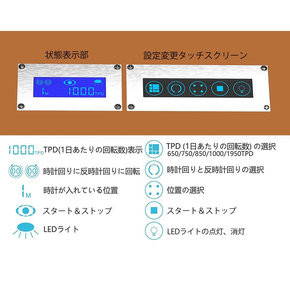 HOKUTO 磻ǥ󥰥ޥ ӻ׼ư å磻 9ܴ夲LED饤դ ĶŲ