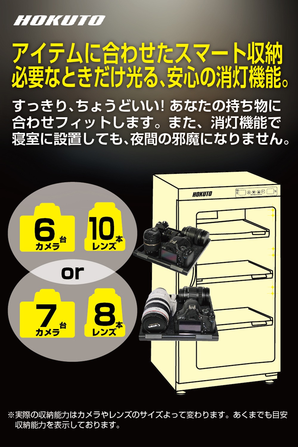 HB-102EM】HOKUTO 防湿庫 102L｜タッチスクリーン搭載・上位モデル