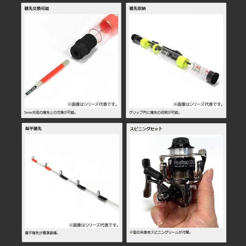 プロックス PROX クリアロック扁平穂先セット S+スピニング CRHS45S