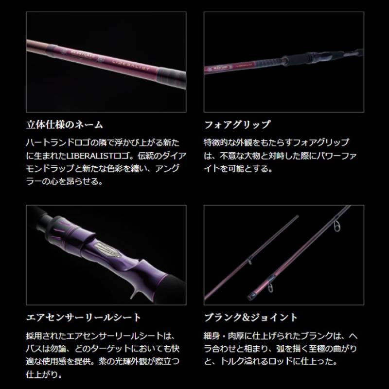 ダイワ ハートランド リベラリスト HL 903ML+RSS-22 (ブラックバス