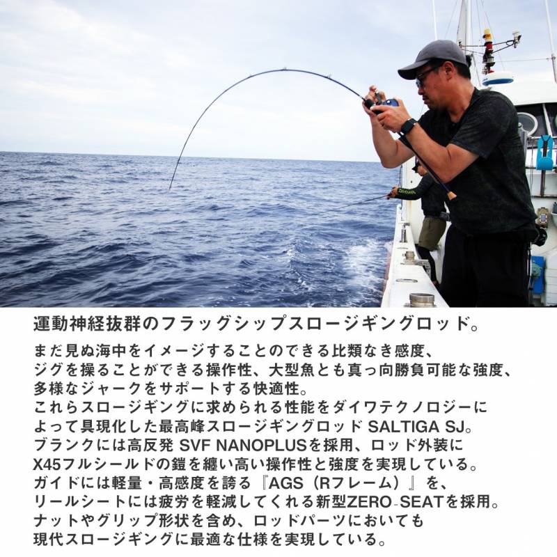 ダイワ 23 ソルティガ SJ 61B-0 W (ジギングロッド)(大型商品A