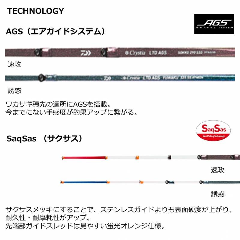 ダイワ クリスティア ワカサギ LTD AGS 速攻 290 SSS (Daiwa ワカサギ