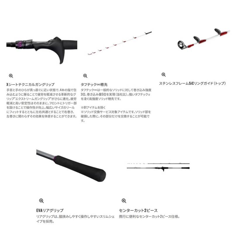 シマノ 25 サーベルマスター SS テンヤ 73M190 (Shimano 竿 ロッド 船