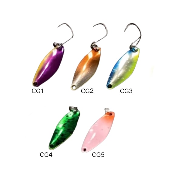 サウリブ シャース ピー 0.5g 中央漁具オリジナルカラー (スプーン