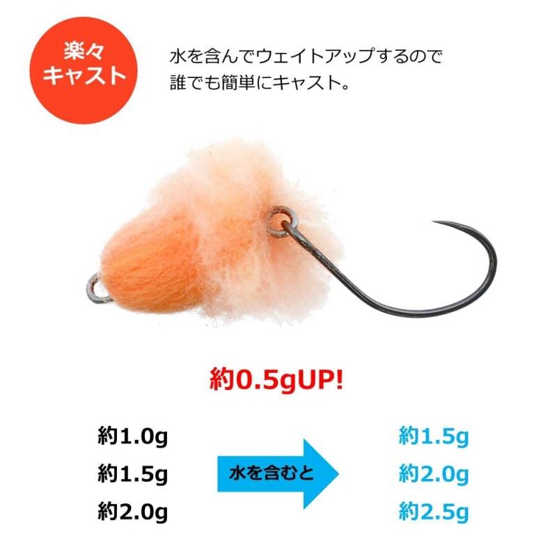 ダイワ 鱒ノ華2 1g 追加カラー (フライフィッシング 毛針 フライ